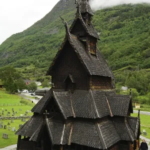Borgund Stave Church, Borgund, Lardal Municipality Borgund Stave Church, Borgund, Lardal Municipality