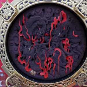 Bottom, red lantern, Kannondo Hall Bottom, red lantern, Kannondo Hall