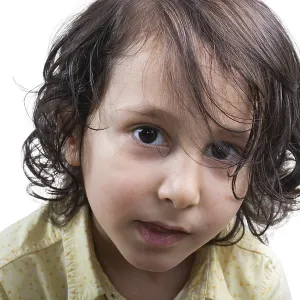 Boy isolated on a white background Boy isolated on a white background