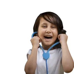 Boy with stethoscope isolated on a white background Boy with stethoscope isolated on a white background