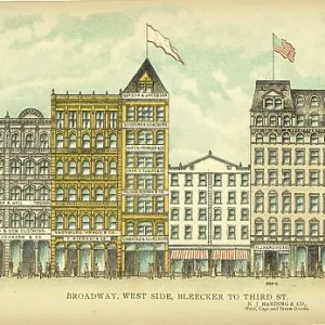 Broadway, West Side, Bleecker to Third Street Broadway, West Side, Bleecker to Third Street