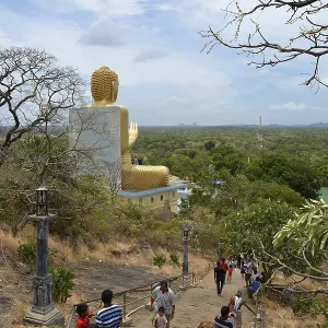 Buddha, Golden Temple, Dambulla, Sri Lanka