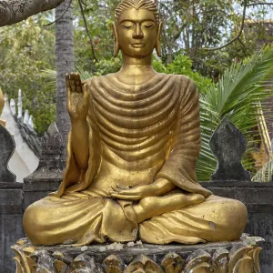 Buddha image at Wat Choumkhong Buddha image at Wat Choumkhong