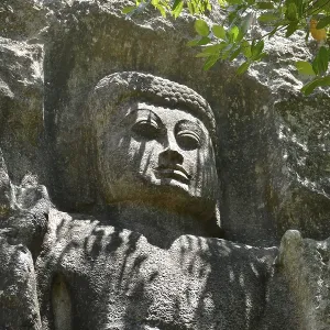 Buddha statue, Dowa Temple, Bandarawela, Sri Lanka