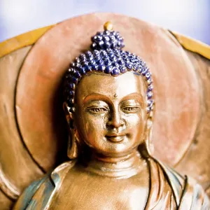 Frontal View Buddha Statue Print