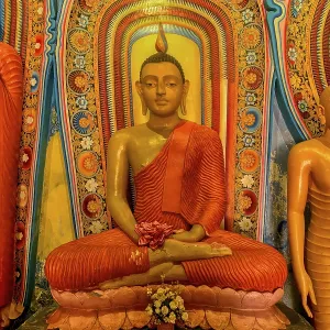 Buddha statue in Isurumuniya Rajamaha Viharaya temple Buddha statue in Isurumuniya Rajamaha Viharaya temple