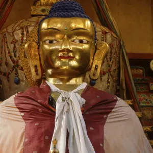Buddha statue, Ladakh, India Buddha statue, Ladakh, India