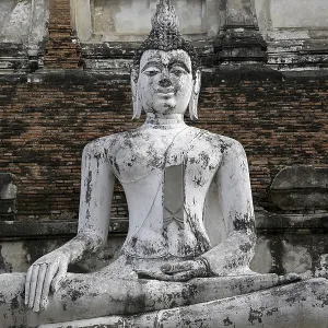 Buddha statue in Wat Yai Chai Mongkhon