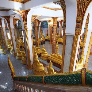Buddha statues, Wat Chalong, temple on Phuket Buddha statues, Wat Chalong, temple on Phuket