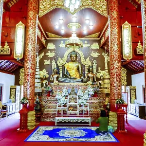 Buddha in temple, digital photo picture as a background Buddha in temple, digital photo picture as a background