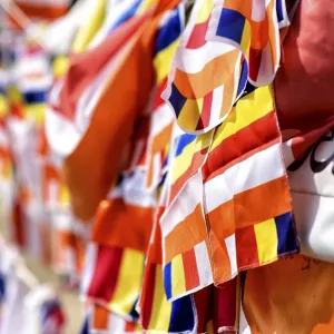 Buddhist flags Buddhist flags