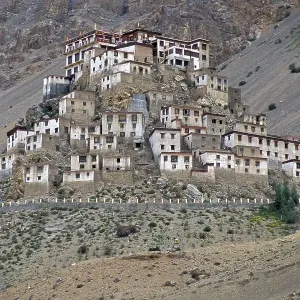 Buddhist Ki or Key Monastery or Gompa Buddhist Ki or Key Monastery or Gompa