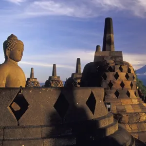 Buddhist temple, Borobudur, Java, Indonesia