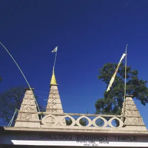 Buddhist Temple, established 1935, shillong, Meghalaya, india Buddhist Temple, established 1935, shillong, Meghalaya, india