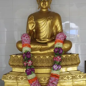 Buddhist Temple in Howrah, West Bengal Print