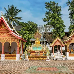 Buddhist Temple, Sang Ha, Louangphabang Province Buddhist Temple, Sang Ha, Louangphabang Province