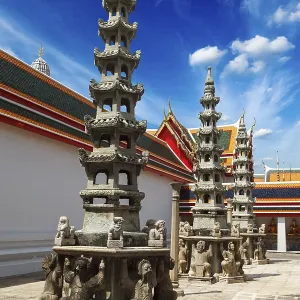 Buddhist temple Wat Pho. Bangkok, Thailand, Asia