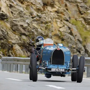 Bugatti 35 B C, built in 1927, at the Bernina Gran Turismo mountain race as part of the International Automobile Weeks Bugatti 35 B C, built in 1927, at the Bernina Gran Turismo mountain race as part of the International Automobile Weeks