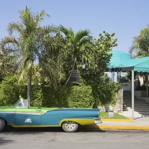 Buick 1952, classic car parked in the streets of Havana Buick 1952, classic car parked in the streets of Havana