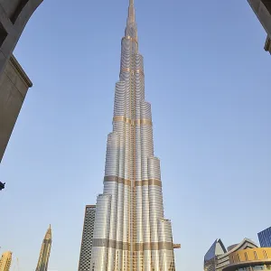 Burj Khalifa at dusk, Dubai, United Arab Emirates