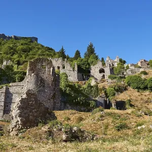 Byzantine castle from the 13th century AD Byzantine castle from the 13th century AD
