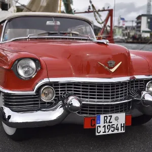 Cadillac Eldorado Convertible at classic car meeting in Busum