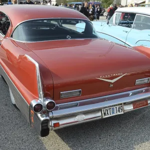 Cadillac Fleetwood Sixty 1957, at a meeting of classic American cars in Ystad