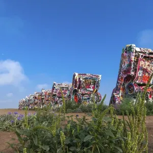 Cadillac Ranch, car, automobile
