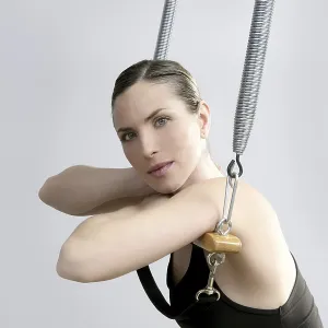 Cadillac trapeze pilates woman portrait fitness sport beautiful girl