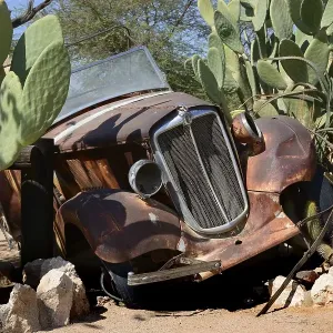 Car wreck, Solitaire, Khomas Region