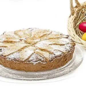 Carrot pie cake, home-baked