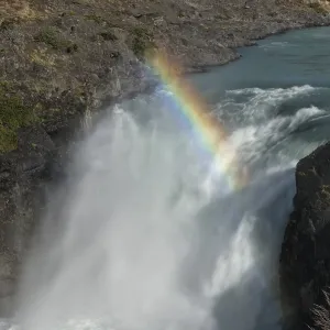 Cascade Print, Torres del Paine National Park, Chile