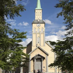 Cathedral, Tromso Domkirke, Tromso, Norway, Europe Cathedral, Tromso Domkirke, Tromso, Norway, Europe