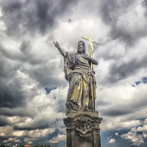 Charles Bridge Sculpture Print
