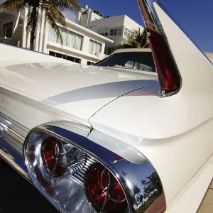 Chevrolet with Tail Fins Print, Miami South Beach, Florida Chevrolet with Tail Fins Print, Miami South Beach, Florida
