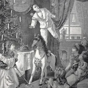 Christmas, Circus in the nursery Christmas, Circus in the nursery