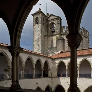 Christusritterburg, Templar church seen from the east from the upper floor of the cloister of the ablution Christusritterburg, Templar church seen from the east from the upper floor of the cloister of the ablution