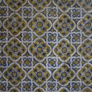 Christusritterburg, wall tiles in the area of the cloister of the tombs Christusritterburg, wall tiles in the area of the cloister of the tombs