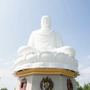 Chua Long Son Pagoda temple buddha statue in Nha Trang