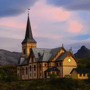 Church in Kabelvag, Vagan, Nordland Church in Kabelvag, Vagan, Nordland
