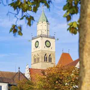 Church Tower Print, Uberlingen, Lake Constance Church Tower Print, Uberlingen, Lake Constance