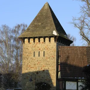 City Fortification Tower, Hindenburg Bridge across the Weser City Fortification Tower, Hindenburg Bridge across the Weser