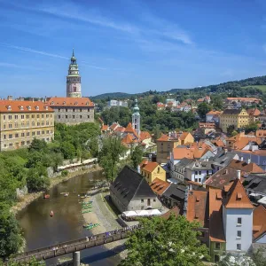 Cityscape, Czesky Krumlov, Czech Republic Cityscape, Czesky Krumlov, Czech Republic
