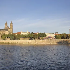 Magdeburg Cityscape Print, Saxony-Anhalt, Germany