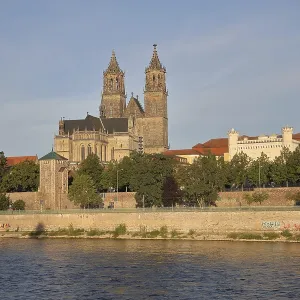 Magdeburg Cityscape Print, Saxony-Anhalt, Germany