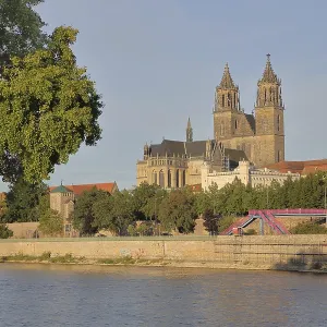Magdeburg Cityscape Print, Germany