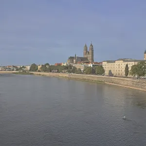 Magdeburg Cityscape Print, Saxony-Anhalt, Germany