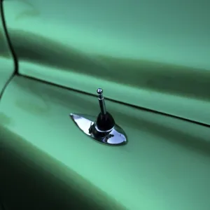 Classic car, vintage car, aerial on mudguard