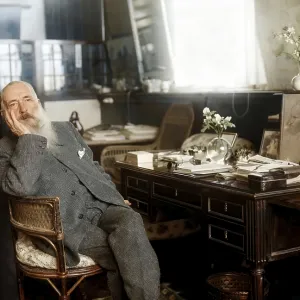 Claude Monet in his office at Giverny Claude Monet in his office at Giverny