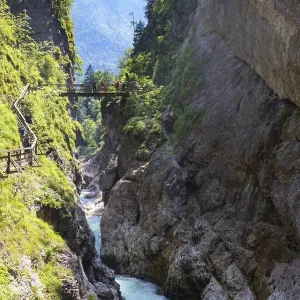 Climbing facility in the Lammerklamm